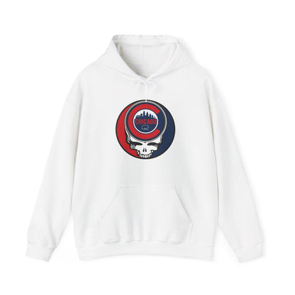 Chicago Cubs Grateful Dead Unisex Heavy Blend Hoodie - Hooded Sweatshirt
