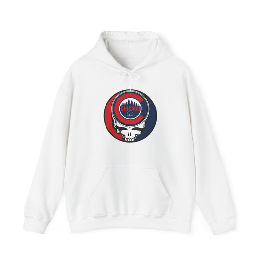 Chicago Cubs Grateful Dead Unisex Heavy Blend Hoodie - Hooded Sweatshirt