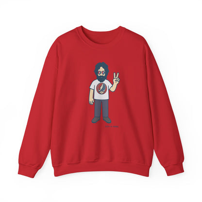 Peace Lovin' Jerry | Life is dead. Crewneck Sweatshirt