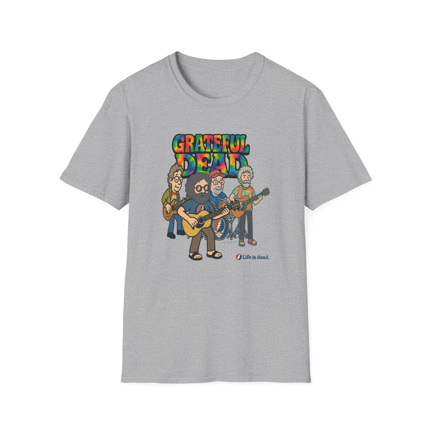 Jerry and The Boys - Life is dead. Grateful Dead TShirt