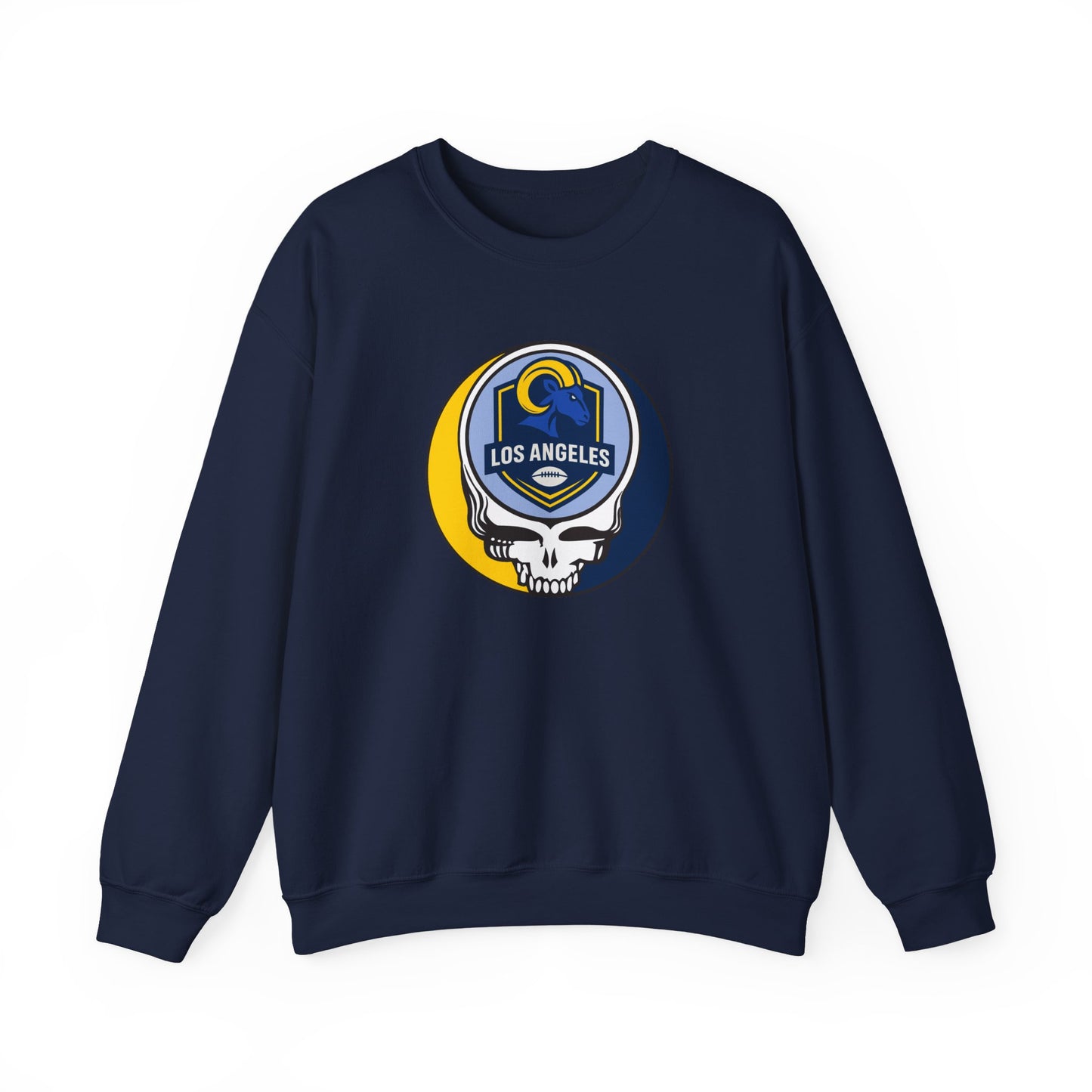 Los Angeles Football Grateful Dead Stealie Crewneck Sweatshirt