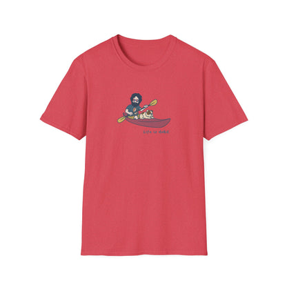 Kayakin' Jerry - Life is dead. Grateful Dead TShirt