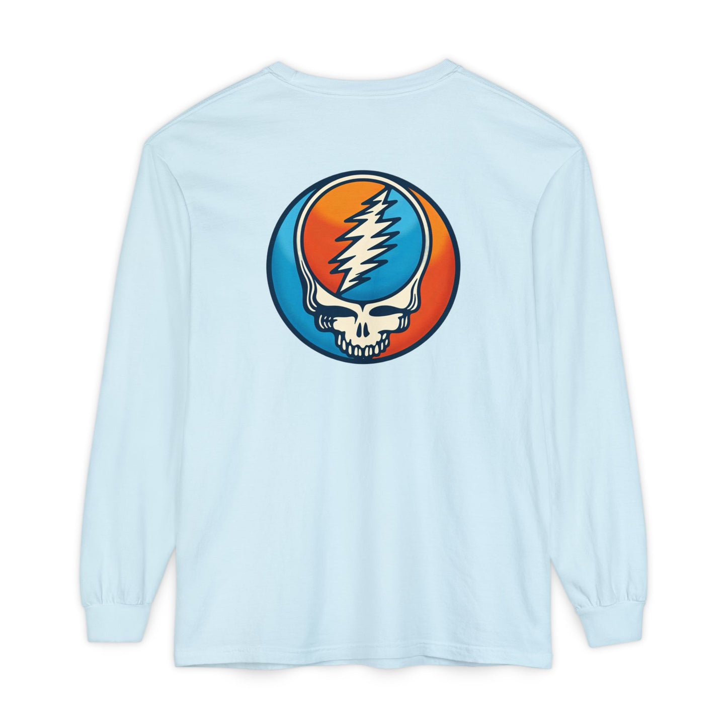 Twisted Stealie Two-Sided Vineyard Collection Garment-dyed Long Sleeve T-Shirt