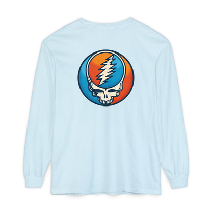 Twisted Stealie Two-Sided Vineyard Collection Garment-dyed Long Sleeve T-Shirt