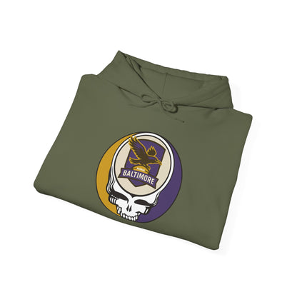 Baltimore Football Stealie Grateful Dead Hoodie - NFL