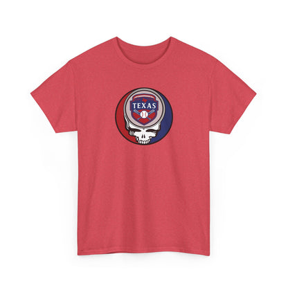 Texas Rangers Grateful Dead Steal Your Face T-Shirt - MLB