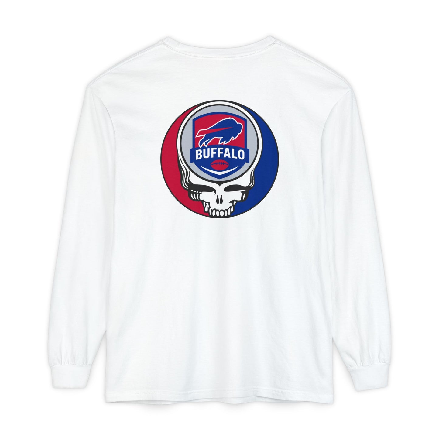 Life is dead. Grateful Grateful Gridiron Collection Buffalo Football Stealie Garment-Dyed Long Sleeve