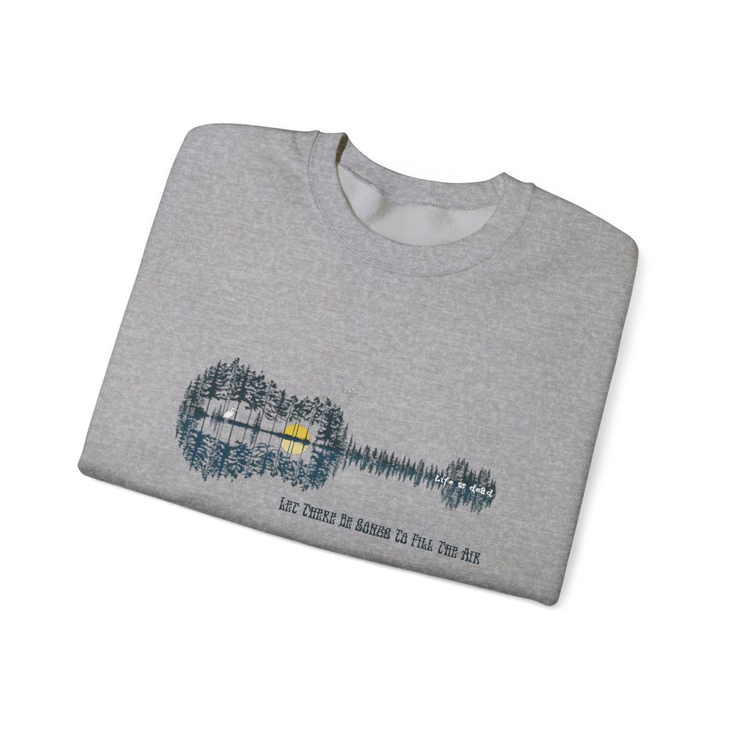 Life is dead. Ripple Crewneck Sweatshirt