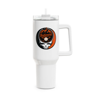 Baltimore Orioles "Fat Man" Tumbler,  Double Insulated 40oz Travel Mug