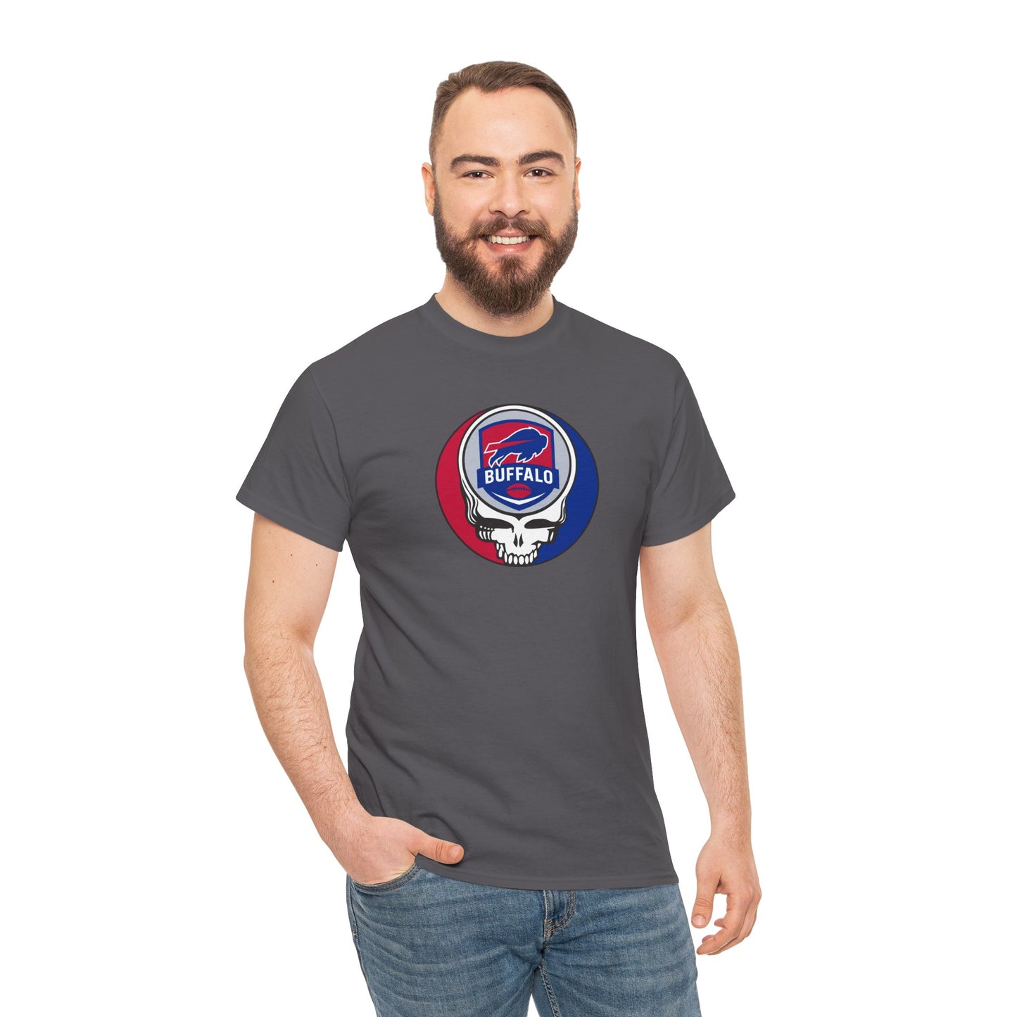 Life is dead. Grateful Grateful Gridiron Collection Buffalo Football Edition Stealie Unisex T-Shirt
