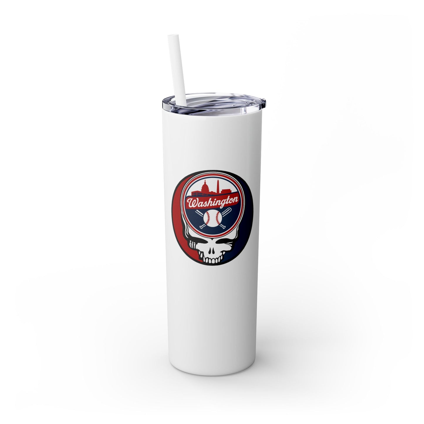 Washington Nationals Skinny Tumbler with Straw, 20oz