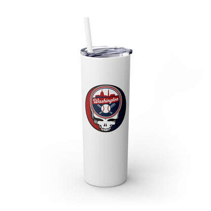 Washington Nationals Skinny Tumbler with Straw, 20oz