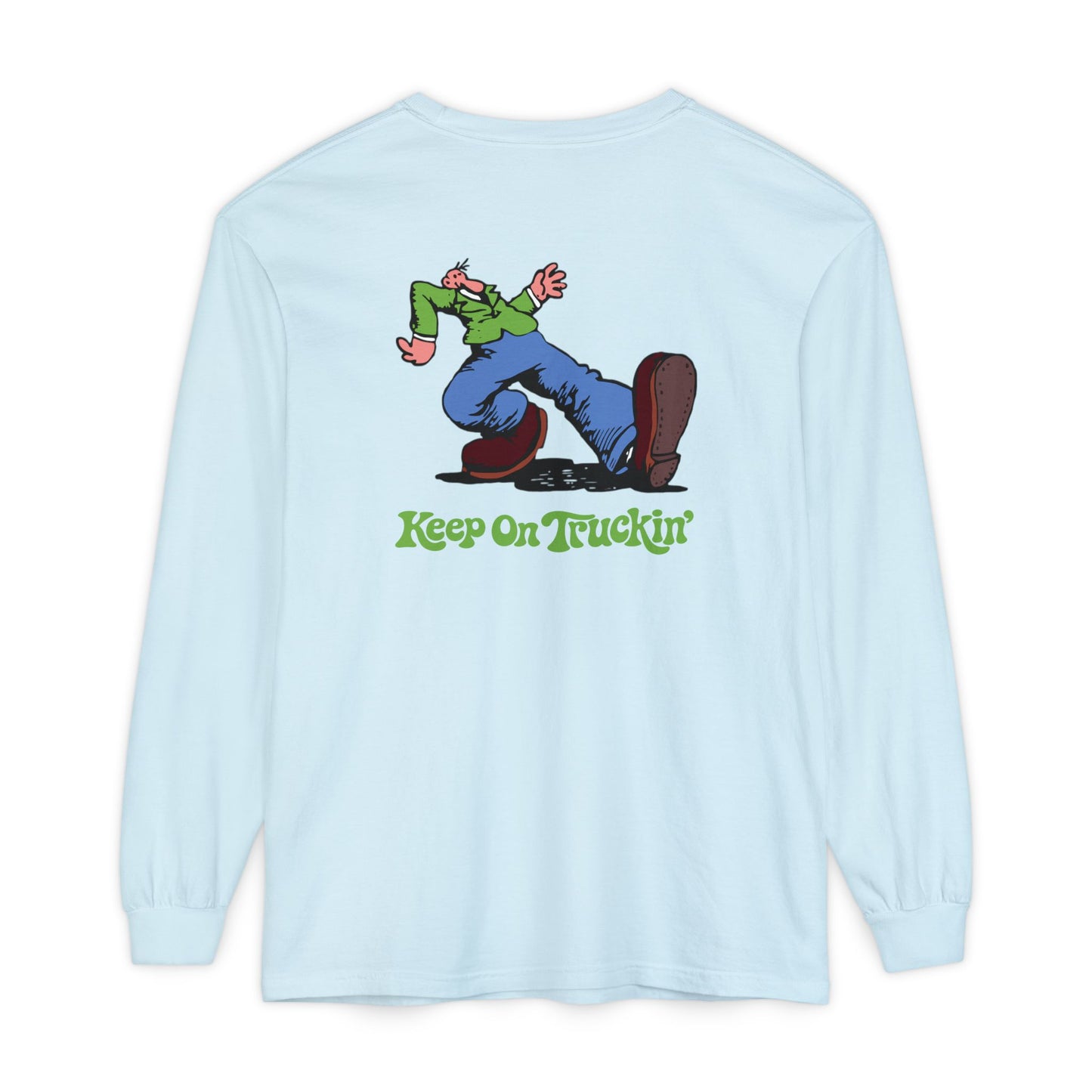 The Do-Dah Man Vineyard Collection Garment-Dyed Two-Sided Long Sleeve T-Shirt