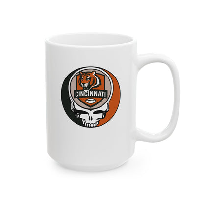 Cincinnati Football Stealie Ceramic Coffee Mug - NFL