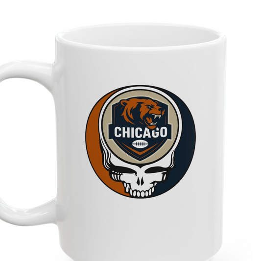Chicago Football Stealie Ceramic Coffee Mug - NFL