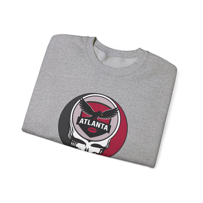Atlanta Football Grateful Dead Stealie Crewneck Sweatshirt