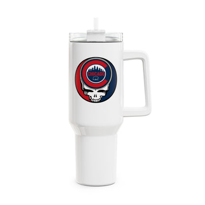 Chicago Cubs "Fat Man" Tumbler,  Double Insulated 40oz Travel Mug