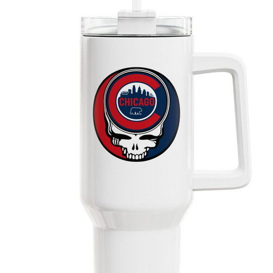 Chicago Cubs "Fat Man" Tumbler,  Double Insulated 40oz Travel Mug