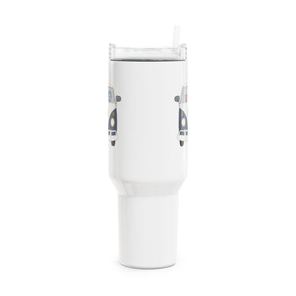 Jerry's On The Bus "Fat Man" Tumbler,  Double Insulated 40oz Travel Mug