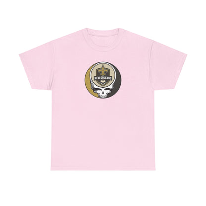 New Orleans Saints Stealie Grateful Dead Steal Your Face T-Shirt - NFL