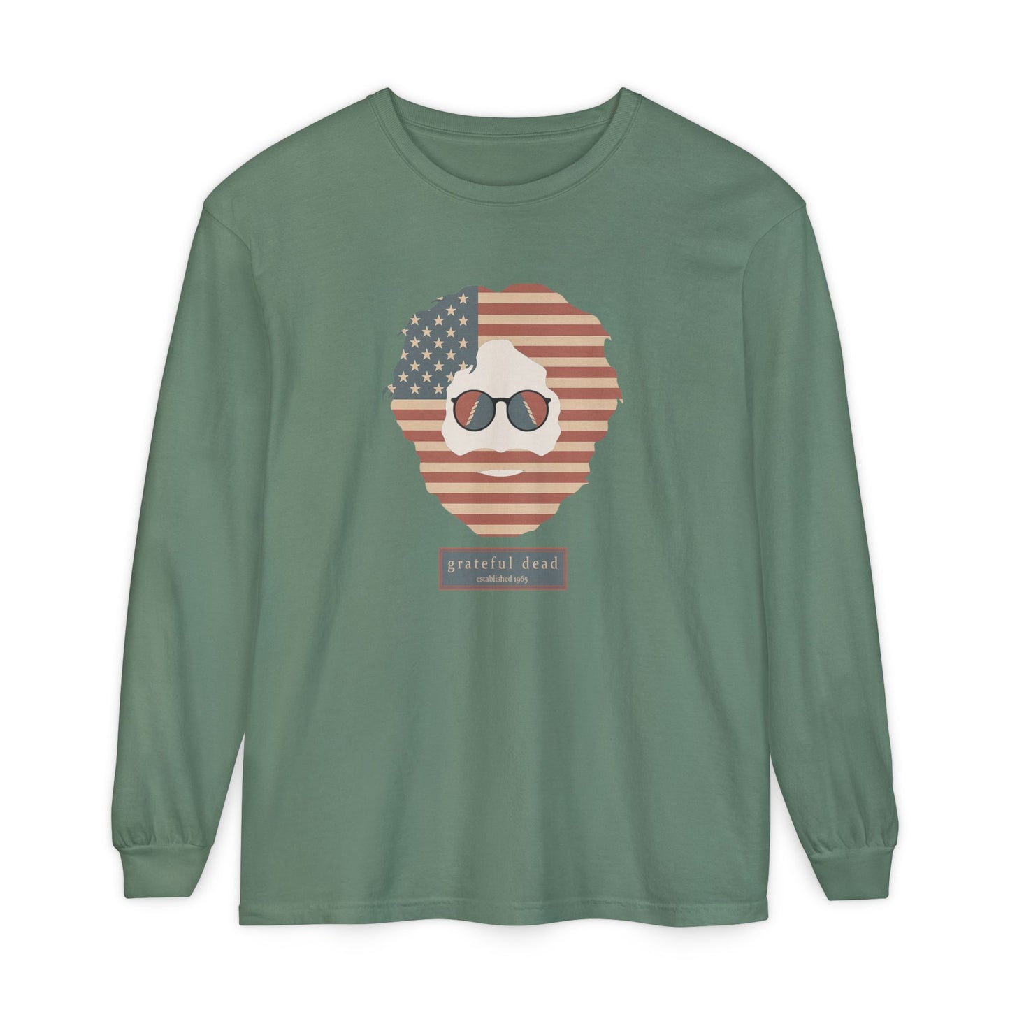 Stars & Stripes Jerry Vineyard Collection Garment-Dyed Long Sleeve