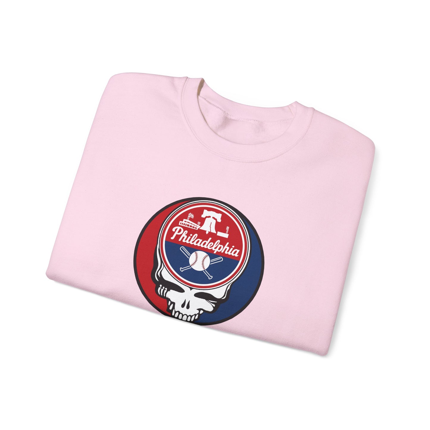 Philadelphia Phillies Grateful Dead Stealie Crewneck Sweatshirt - MLB