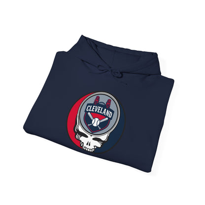 Cleveland Guardians Grateful Dead Unisex Heavy Blend Hoodie - Hooded Sweatshirt