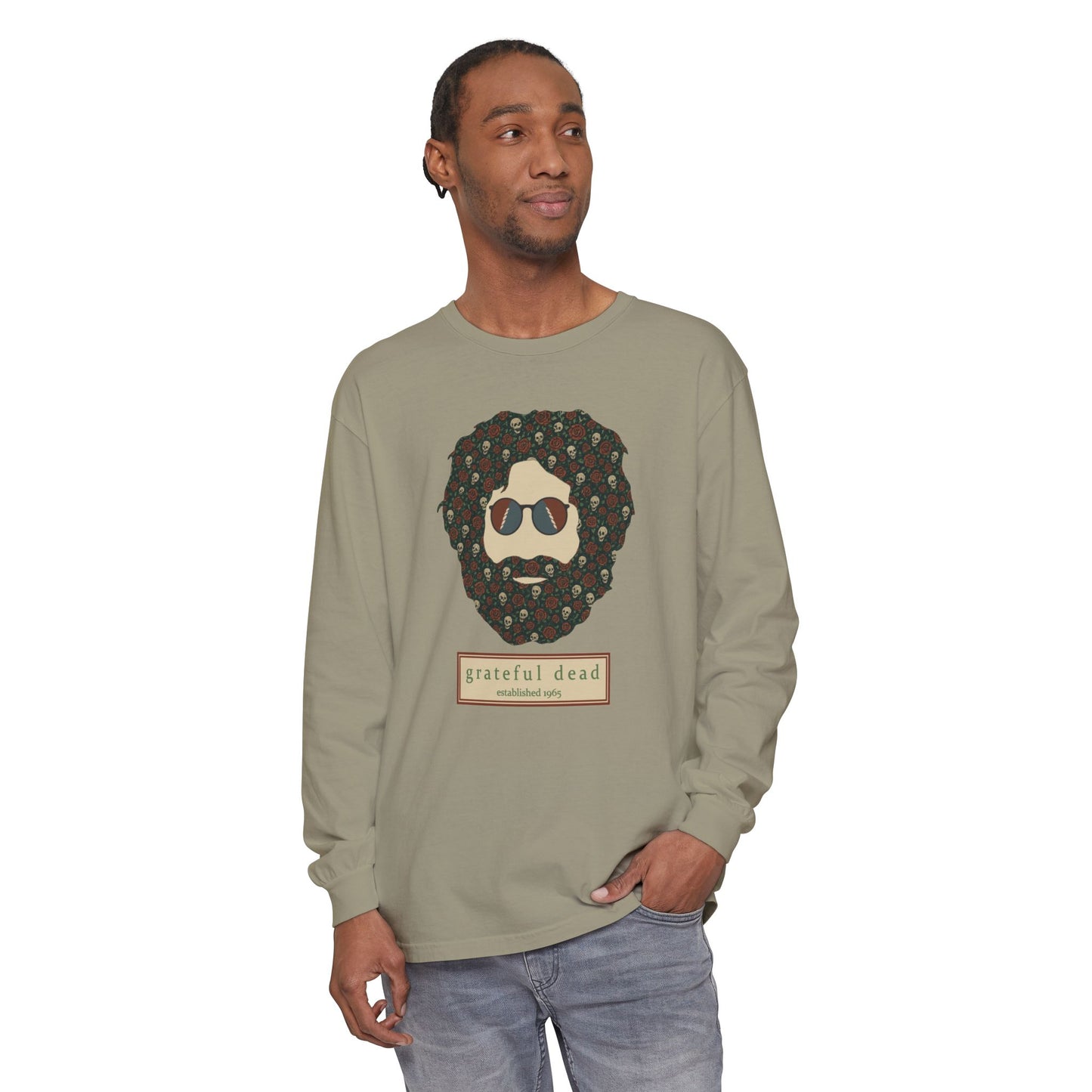 Skulls & Roses Jerry Vineyard Collection Garment-Dyed Long Sleeve