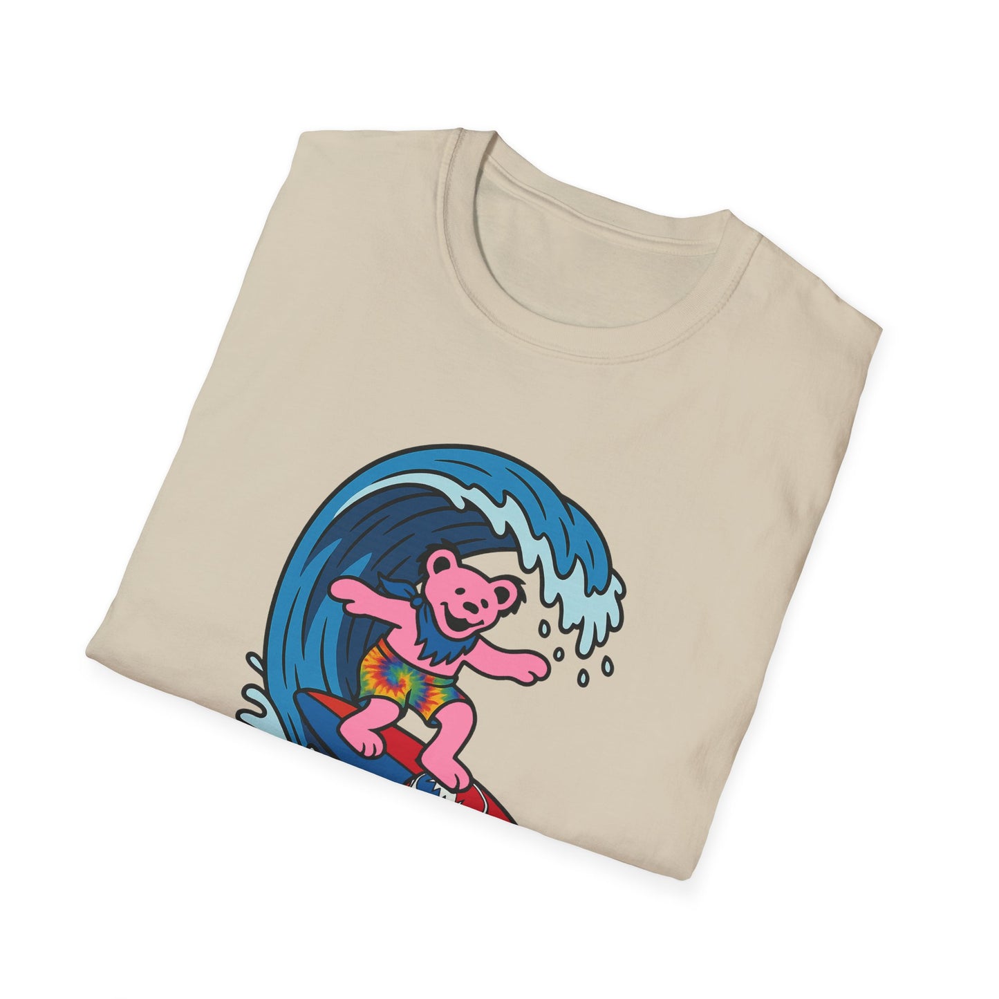 Surfin' Bear - Life is dead. Grateful Dead TShirt