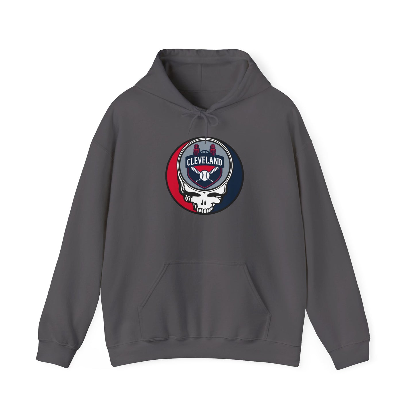 Cleveland Guardians Grateful Dead Unisex Heavy Blend Hoodie - Hooded Sweatshirt