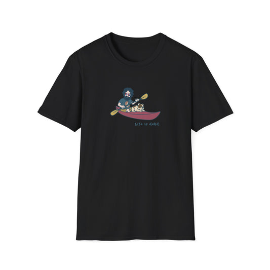 Kayakin' Jerry - Life is dead. Grateful Dead TShirt