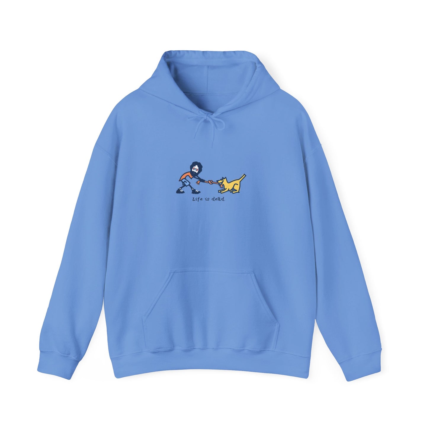 Life is dead. Jerry and His Best Friend Grateful Dead Unisex Hoodie