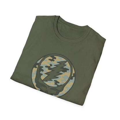 Camo Stealie Color Match Vineyard Collection Grateful Dead TShirt