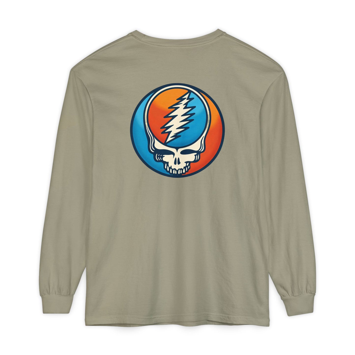 Twisted Stealie Two-Sided Vineyard Collection Garment-dyed Long Sleeve T-Shirt