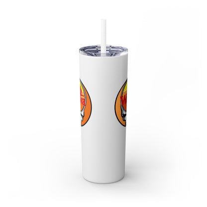 Wawa - Life is dead. Skinny Tumbler with Straw, 20oz