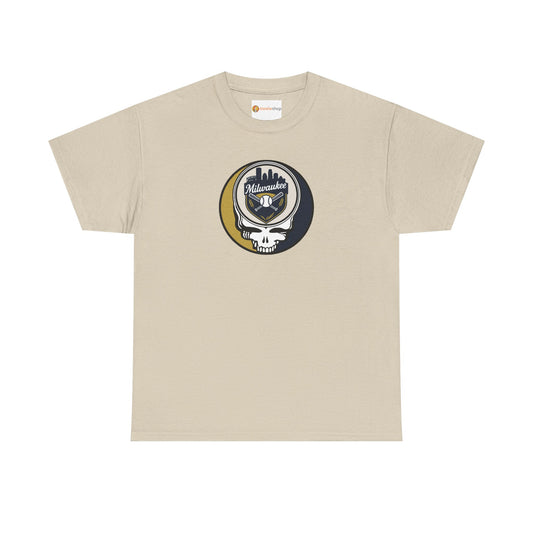 Milwaukee Brewers Grateful Dead Steal Your Face T-Shirt - MLB