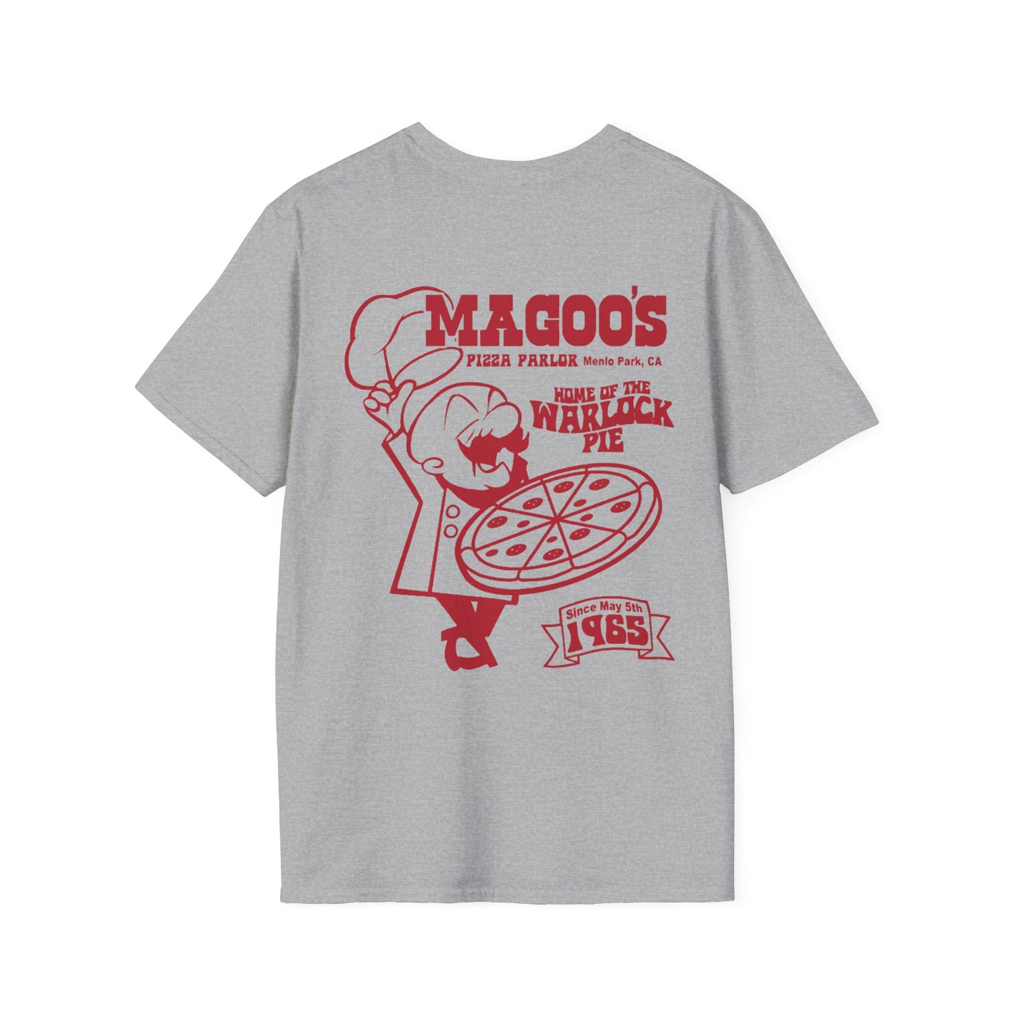 Magoo's Pizza Parlor - Two-Sided Vineyard Collection Grateful Dead TShirt