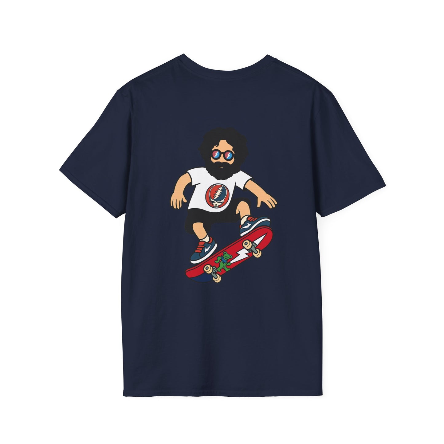 Shreddin' Jerry - Life is dead. Two-Sided Print Grateful Dead TShirt
