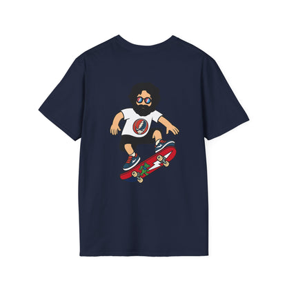 Shreddin' Jerry - Life is dead. Two-Sided Print Grateful Dead TShirt