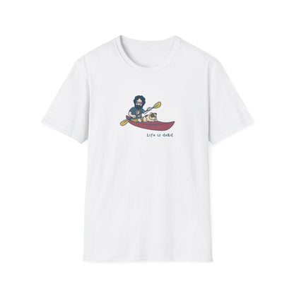 Kayakin' Jerry - Life is dead. Grateful Dead TShirt