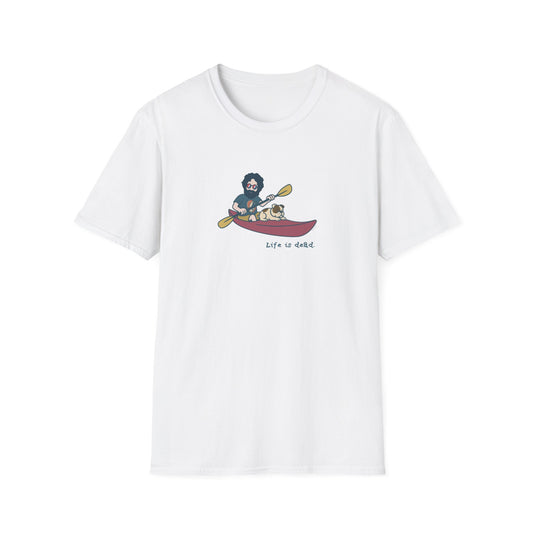 Kayakin' Jerry - Life is dead. Grateful Dead TShirt