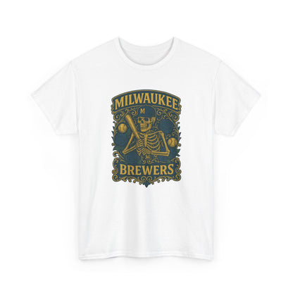 Milwaukee Brewers Retro Poster Art T-shirt