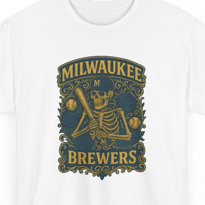 Milwaukee Baseball Retro Poster Art T-shirt