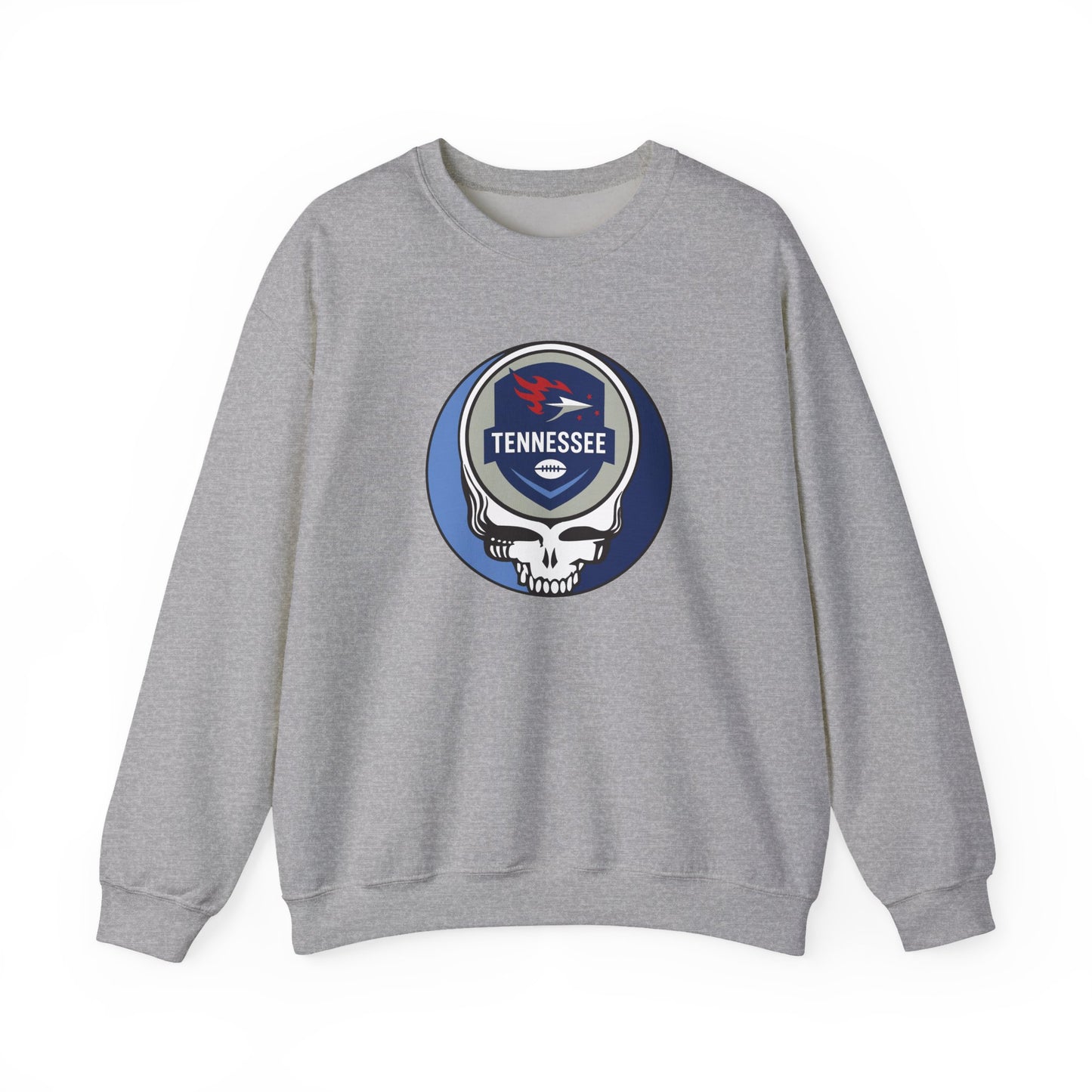 Tennessee Football Grateful Dead Stealie Crewneck Sweatshirt - NFL
