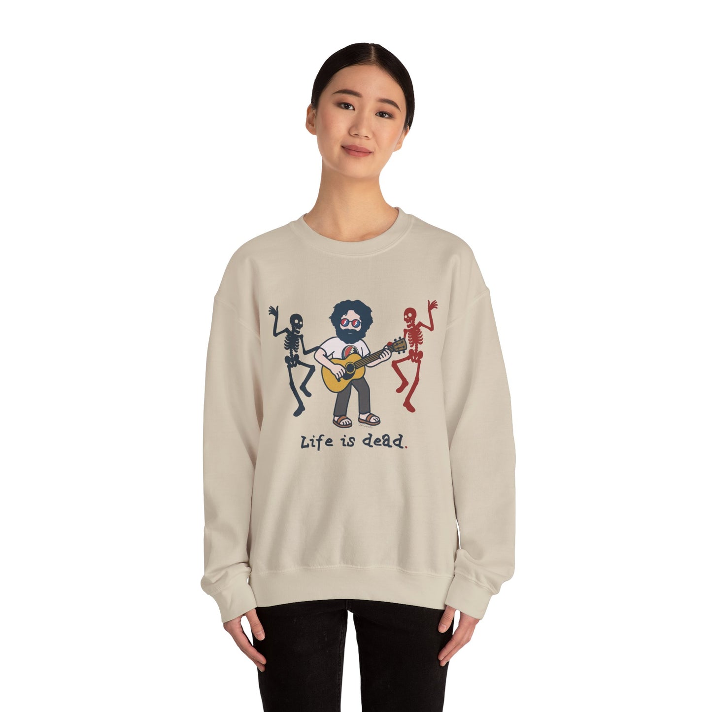 Jarry's Jammin' | Life is dead. Crewneck Sweatshirt