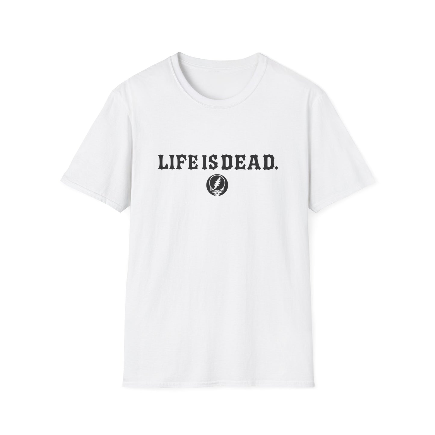 Shreddin' Jerry - Life is dead. Two-Sided Print Grateful Dead TShirt