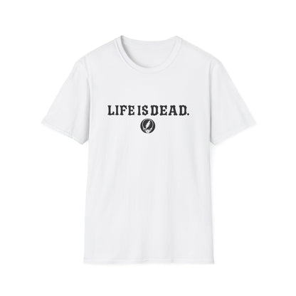 Shreddin' Jerry - Life is dead. Two-Sided Print Grateful Dead TShirt