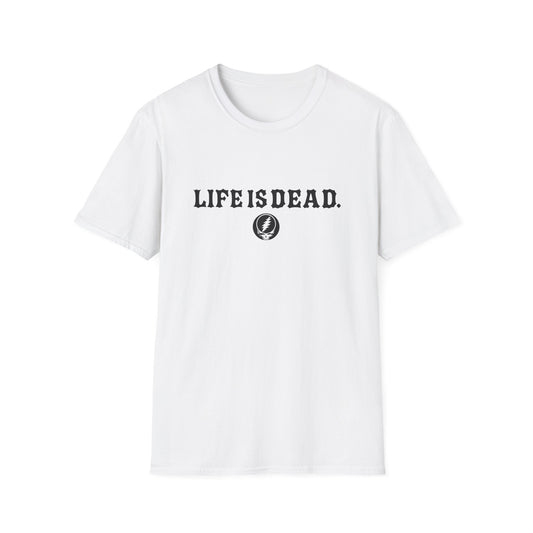 Shreddin' Jerry - Life is dead. Two-Sided Print Grateful Dead TShirt