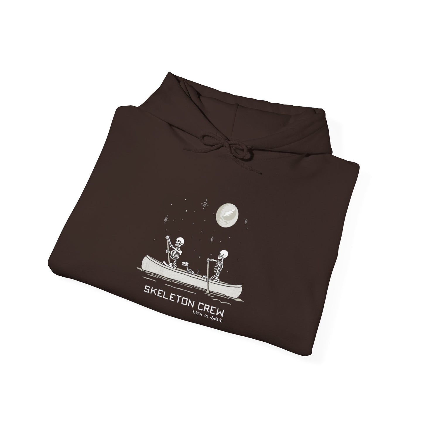 Life is dead. Skeleton Crew Grateful Dead Unisex Hoodie