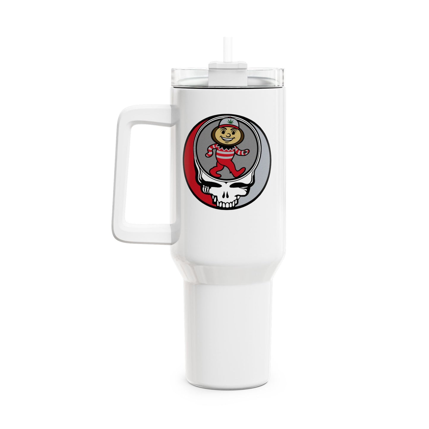 Buckeye Stealie | University Collection "Fat Man" Tumbler,  Double Insulated 40oz Travel Mug
